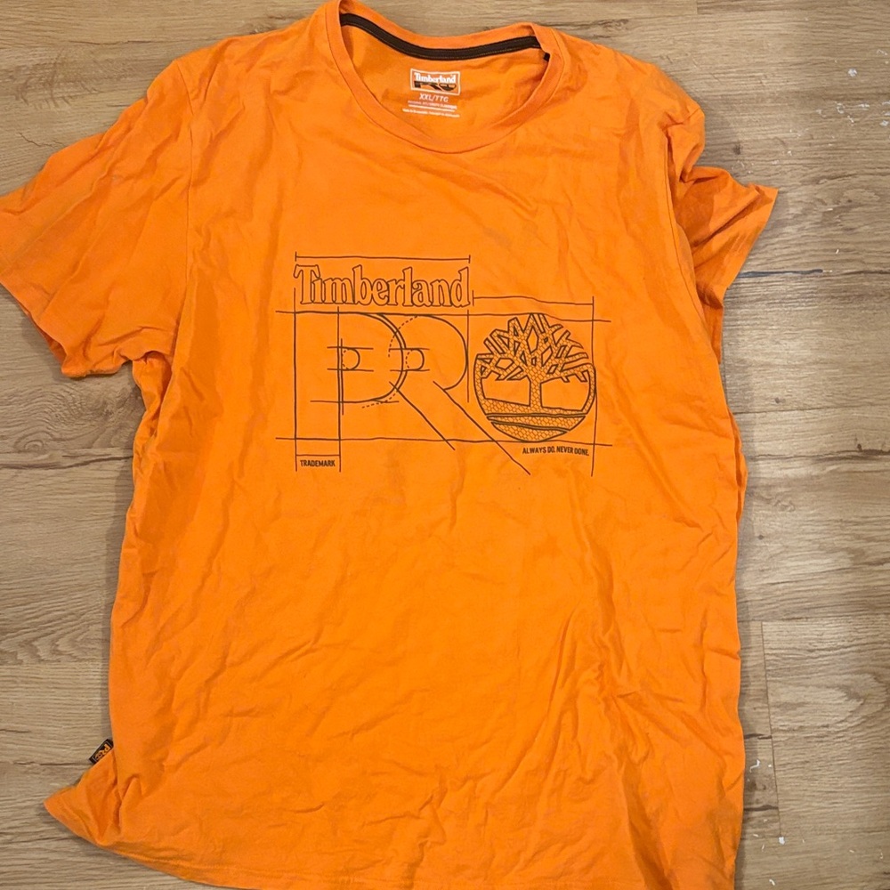 Timberland PRO Bright Orange Short Sleeve Tee
